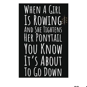 Rowing Girl Notebook